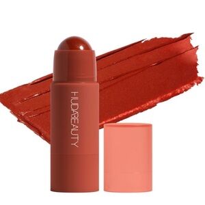 Huda Beauty Cheeky Tint Vibrantly Sheer Buildable Blush Stick - Rebel Red